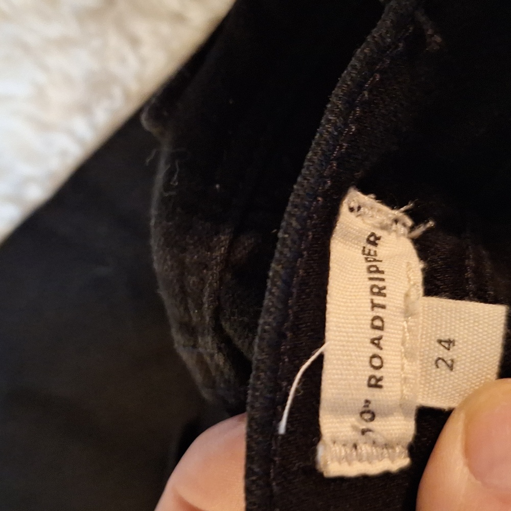 Madewell Roadtrip Size 24 Black Skinny - Picture 5 of 8